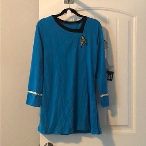 Star Trek Halloween Costume dress w earrings